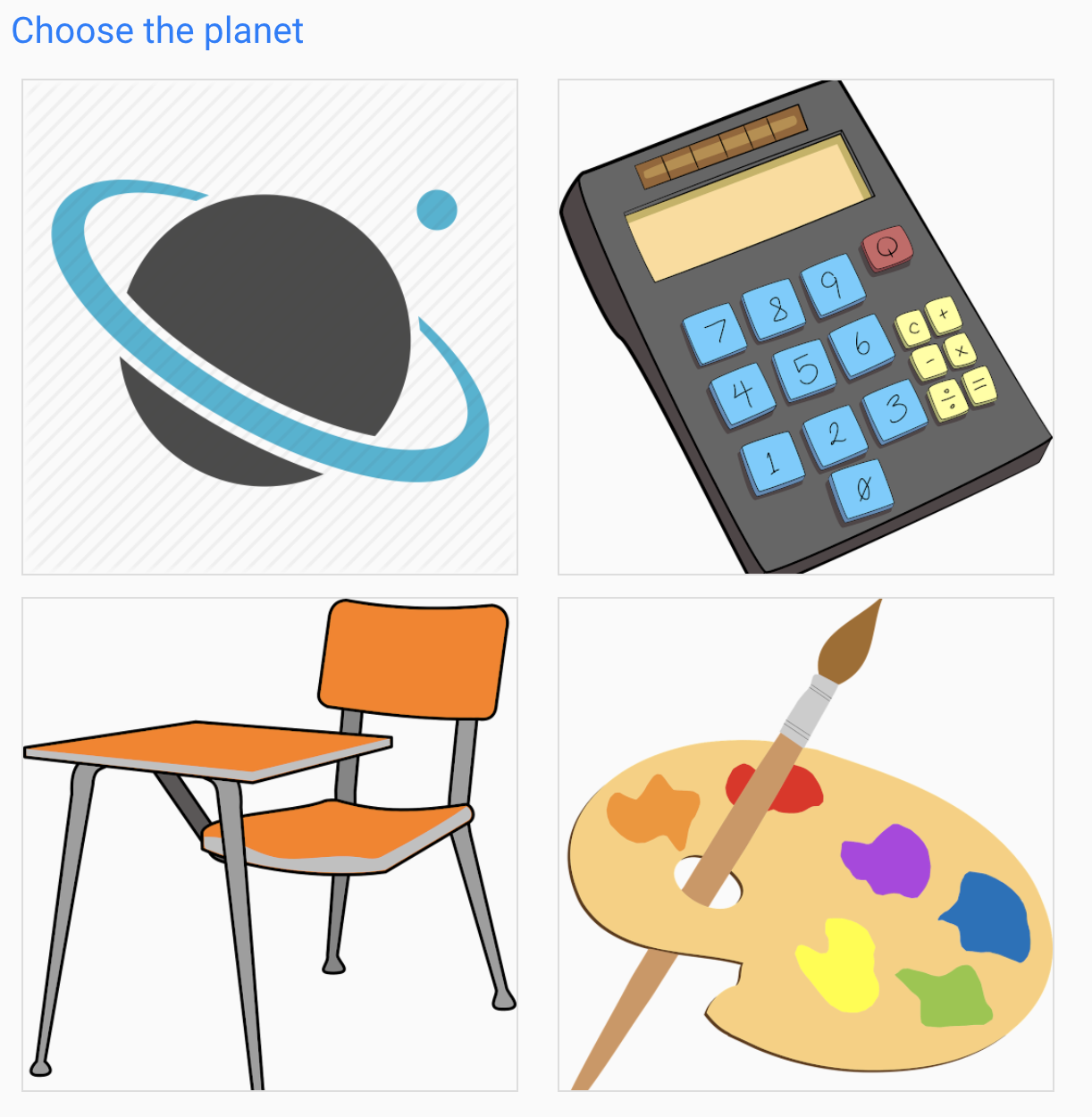 Pregunta de tipo de respuesta múltiple