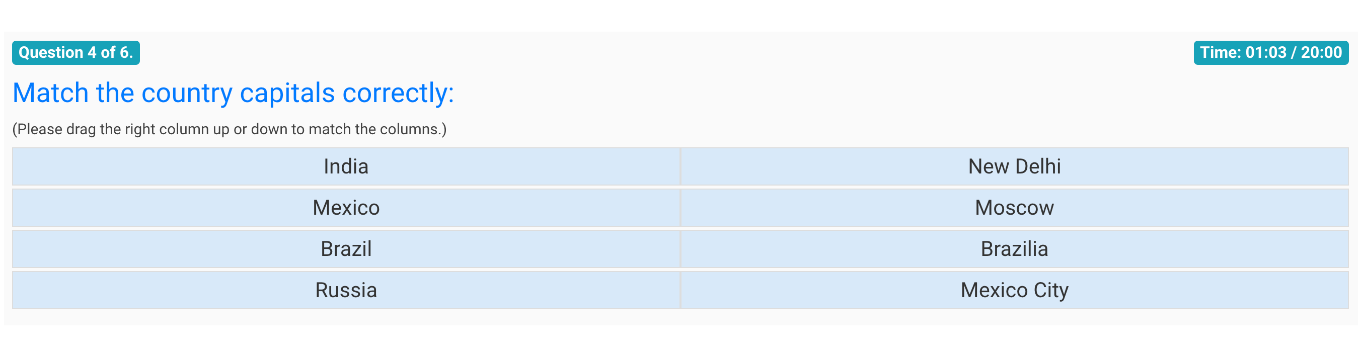 Multiple Answer Type Question