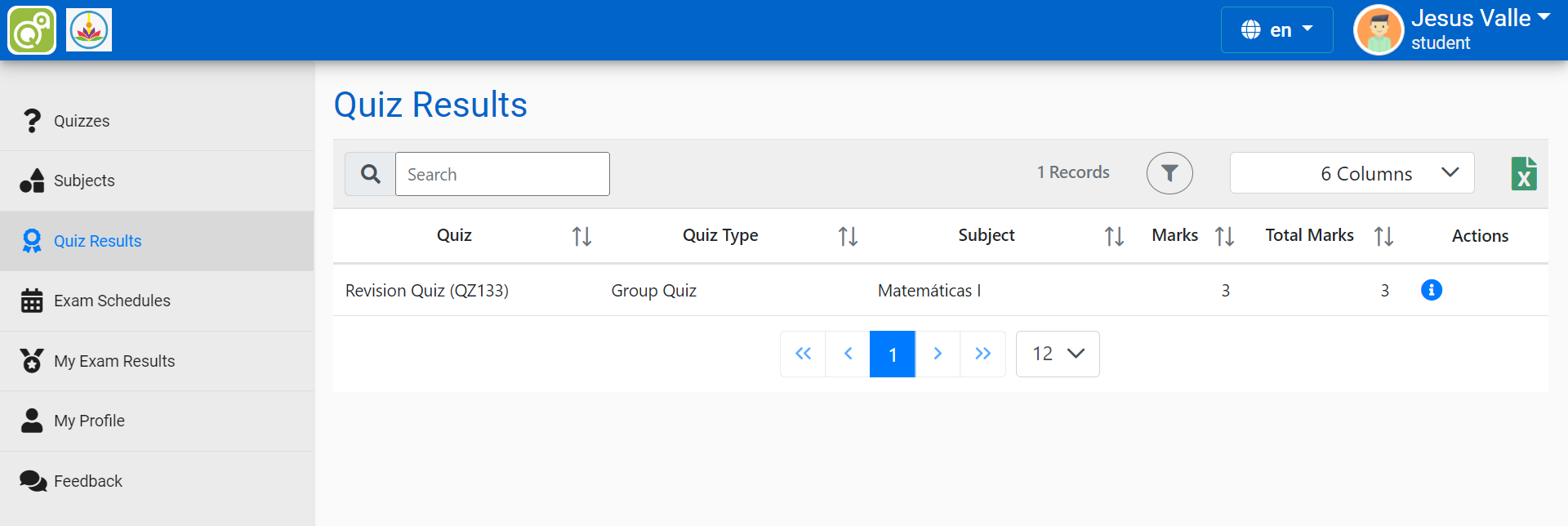 Quiz Results